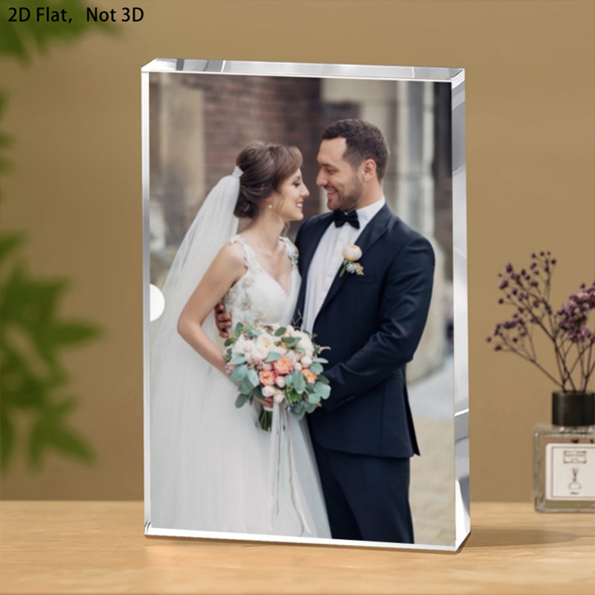 Photo Acrylic Block - 1 Personalized Acrylic Photo Block —