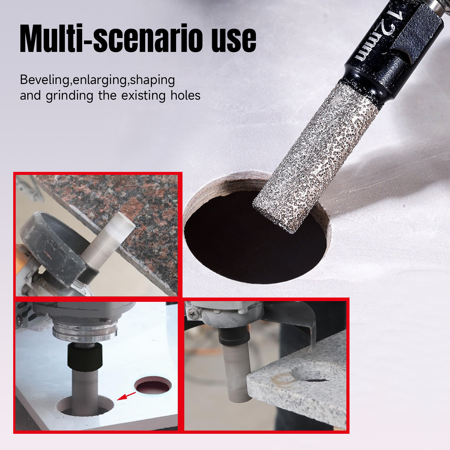 6/8/10/12mm M10 Vaccum Brazed  – Ceramic Tile Blank recenzja i cena