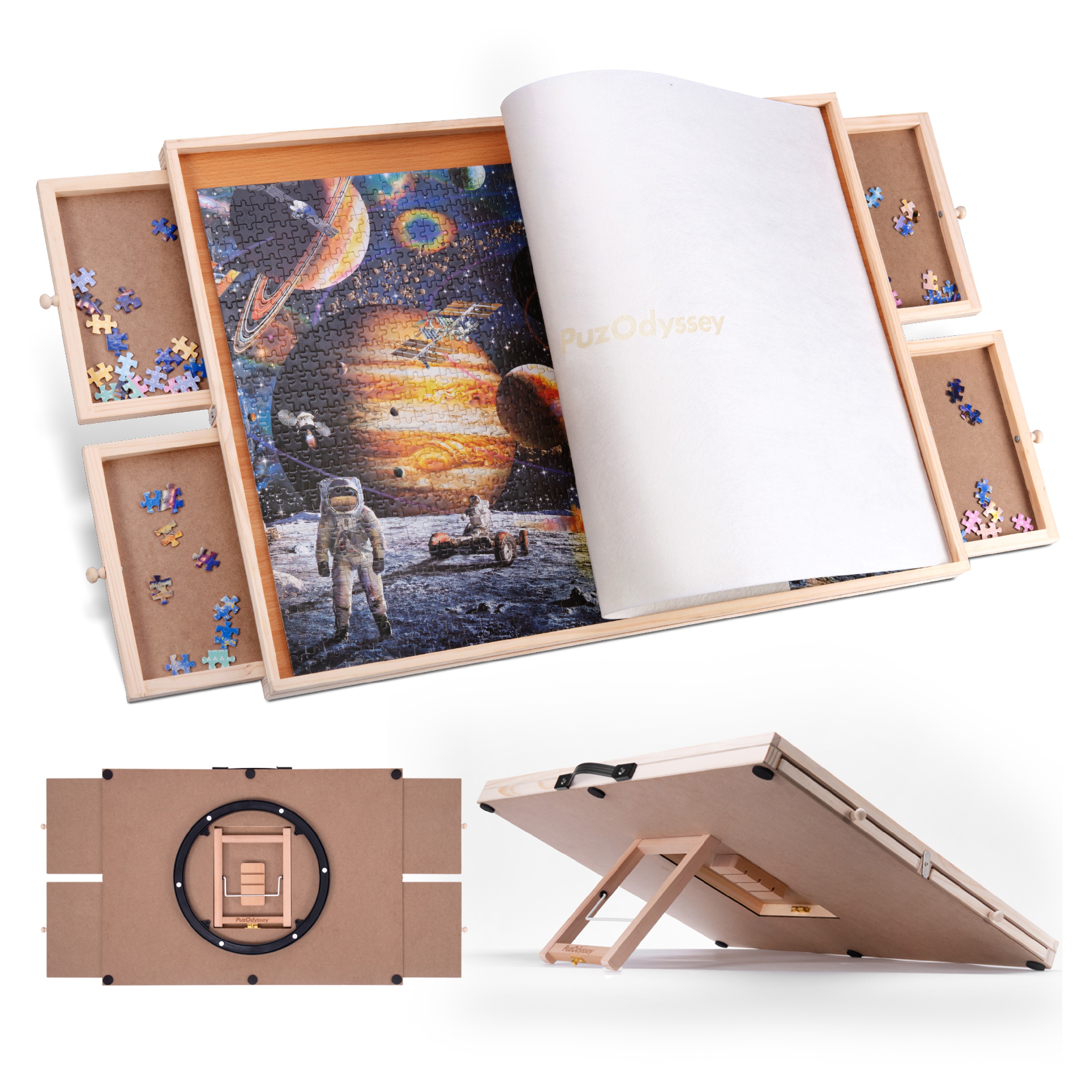 PuzOdyssey 2000 Pieces Rotatin – Puzzle Blank White recenzja i cena