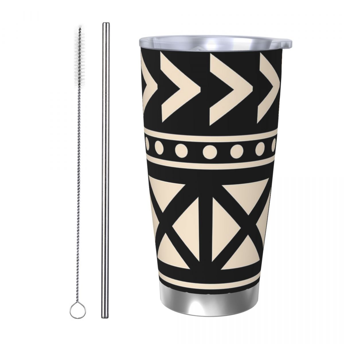African Mud Cloth Black And Wh – Tumbler 20Oz White recenzja i cena