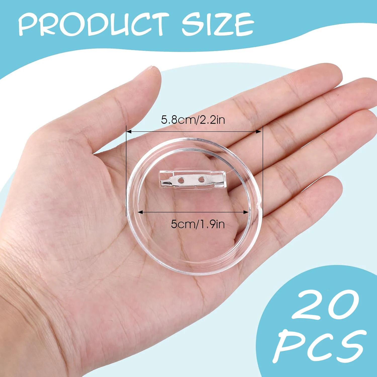 5-20PCS Buttons Blanks with Pi – Button Badge Blank recenzja i cena