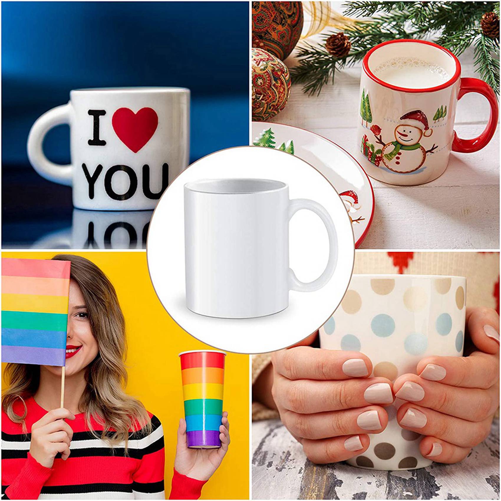 N09R-140Pcs Sublimation Shrink – Sublimation Mug White recenzja i cena