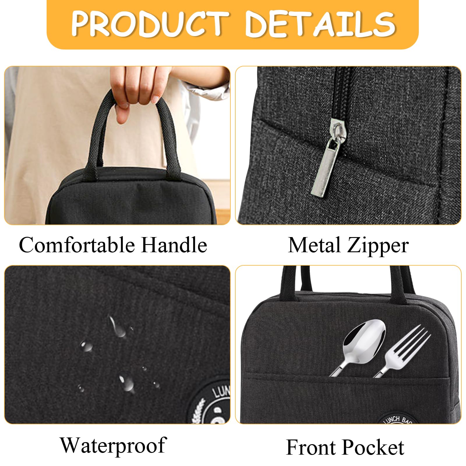Lunch Bag Insulated Cooler Bag – Tote Bag Sublimation recenzja i cena