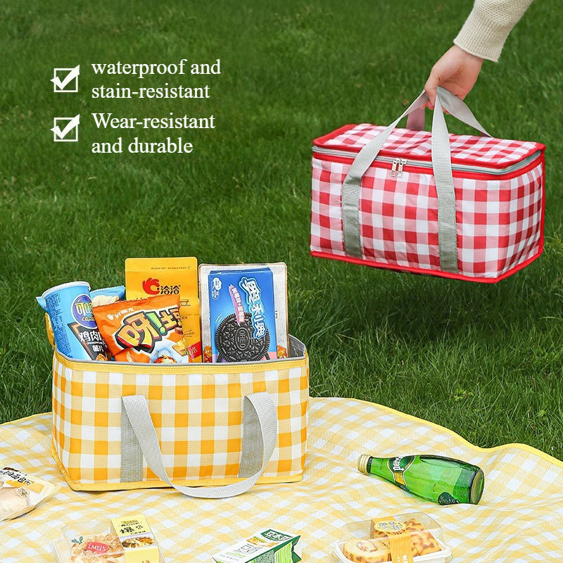 Large Capacity Checkered Insul – Tote Bag Sublimation recenzja i cena