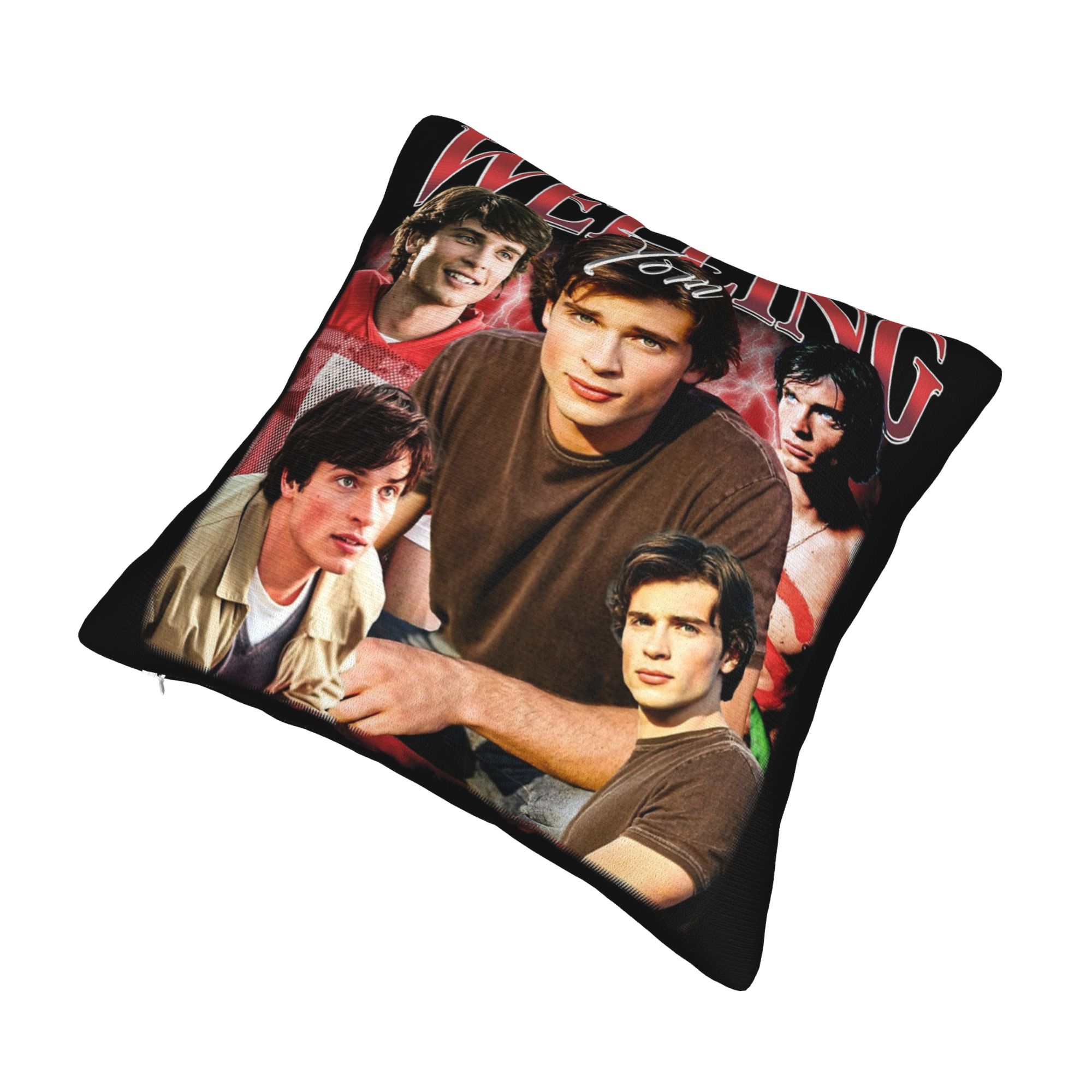Vintage Welling Tom heated riv – Pillow Cover Sublimation recenzja i cena