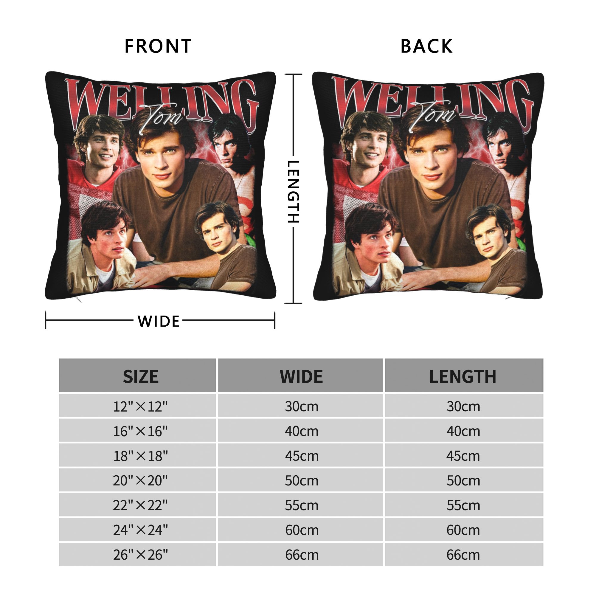 Vintage Welling Tom heated riv – Pillow Cover Sublimation recenzja i cena