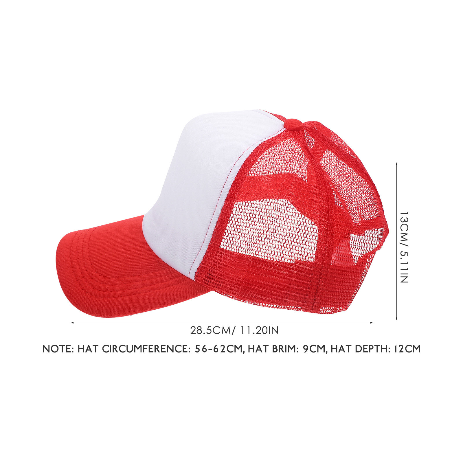 10Pcs Blank Baseball Caps Mesh – Hat Sublimation Blank recenzja i cena