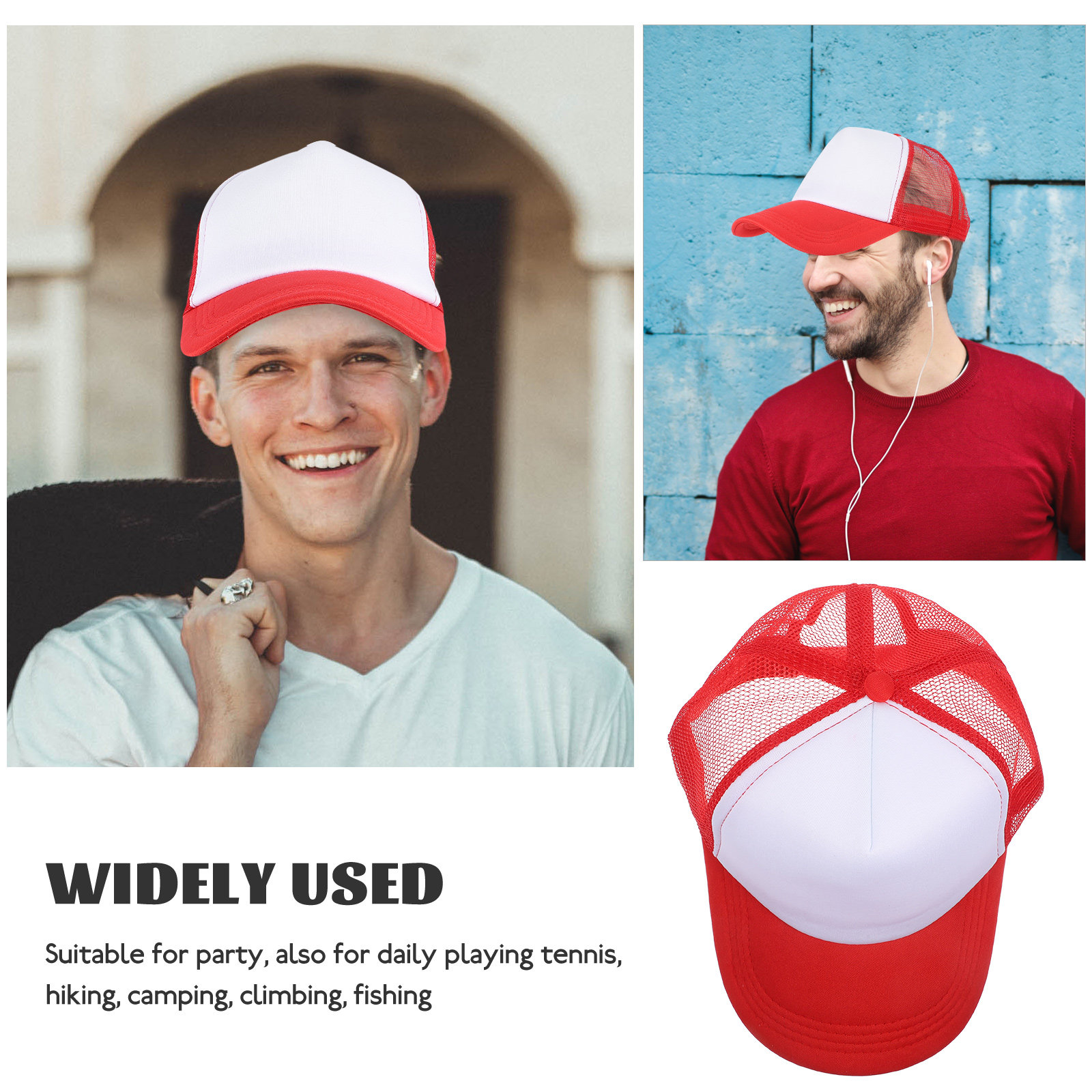10Pcs Blank Baseball Caps Mesh – Hat Sublimation Blank recenzja i cena