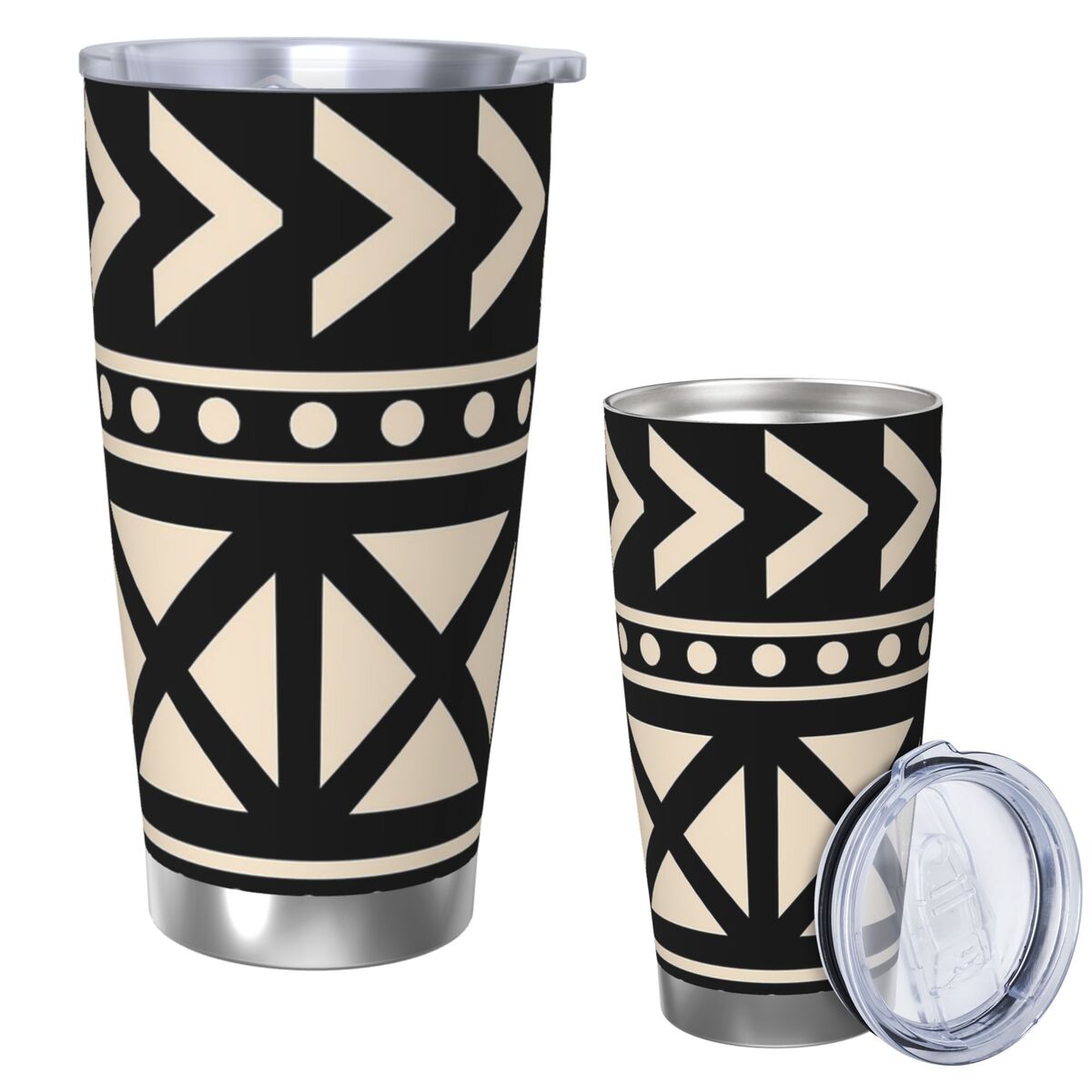 African Mud Cloth Black And Wh – Tumbler 20Oz White recenzja i cena