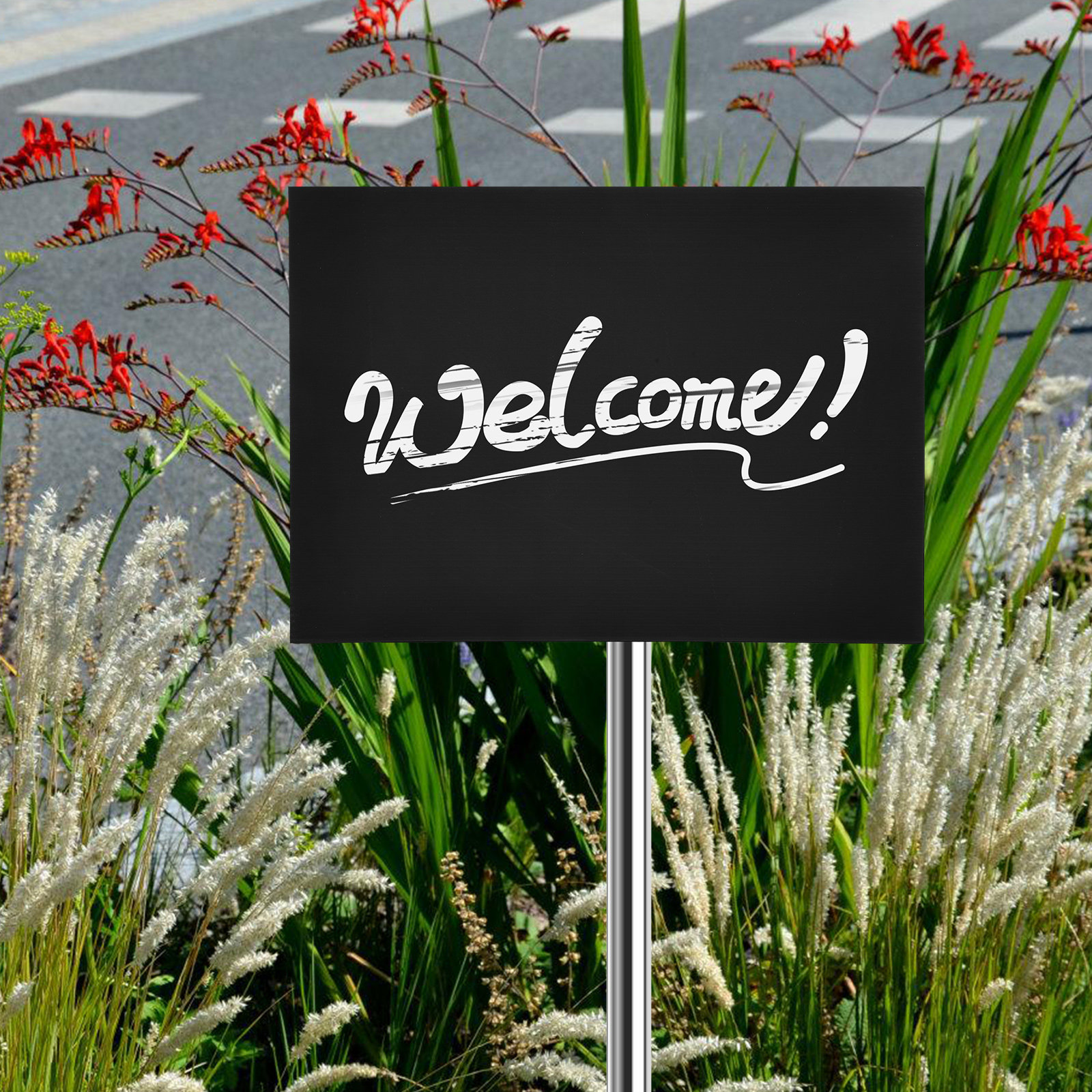 2Pcs Professional Black Blank  – Yard Sign Blank recenzja i cena