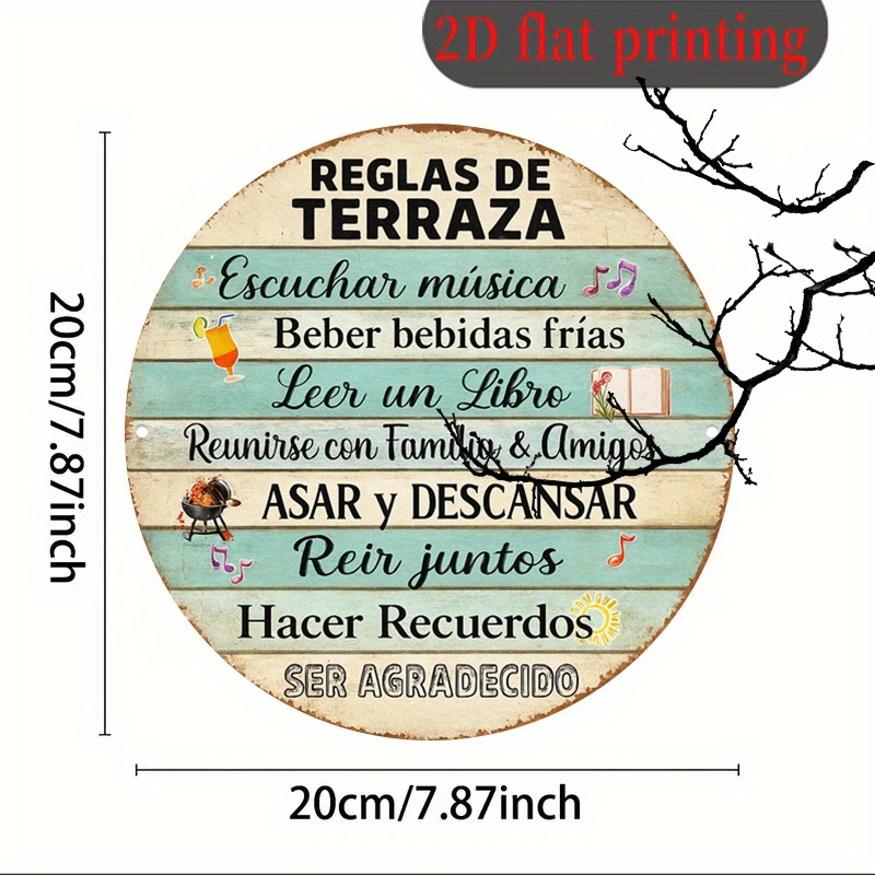 Round Aluminum Sign, Vintage P – Yard Sign Blank recenzja i cena