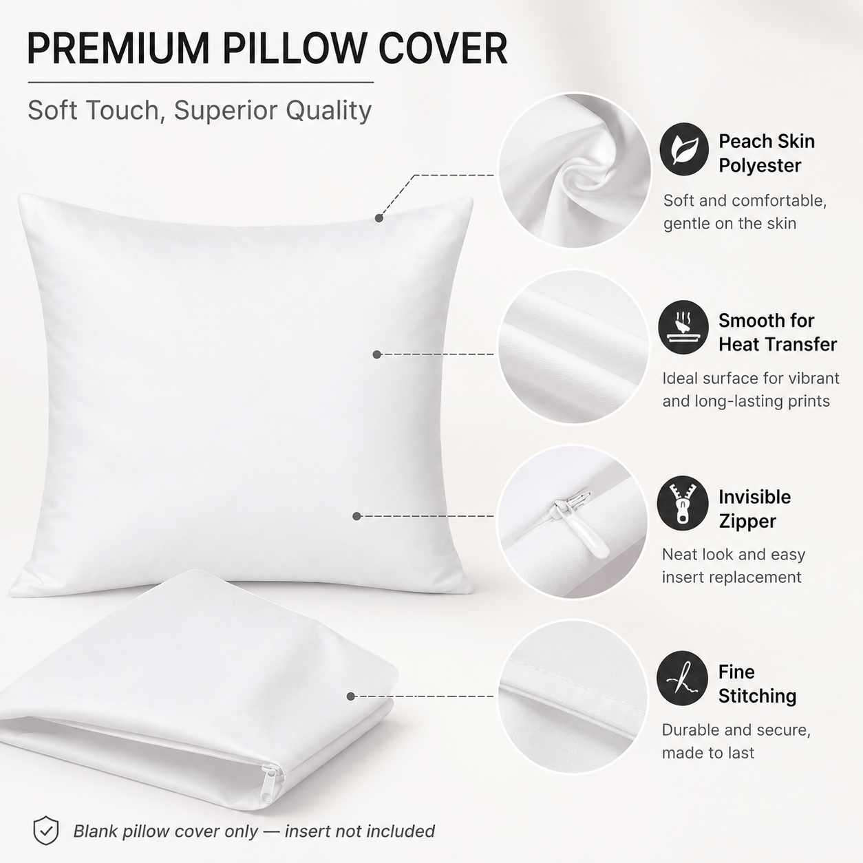 4PCS Sublimation Blank Pillow  – Pillow Cover Sublimation recenzja i cena