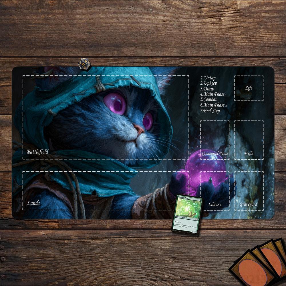 Mysterious Cat Fortune Teller  – Door Mat Blank recenzja i cena