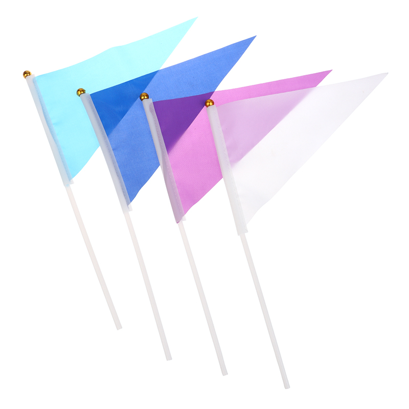 10Pcs Colorful Triangular Flag – Yard Sign Blank recenzja i cena