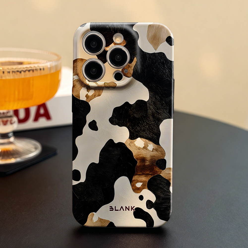 Mocha Cow Print For iPhone 17  – Phone Case Blank Print recenzja i cena