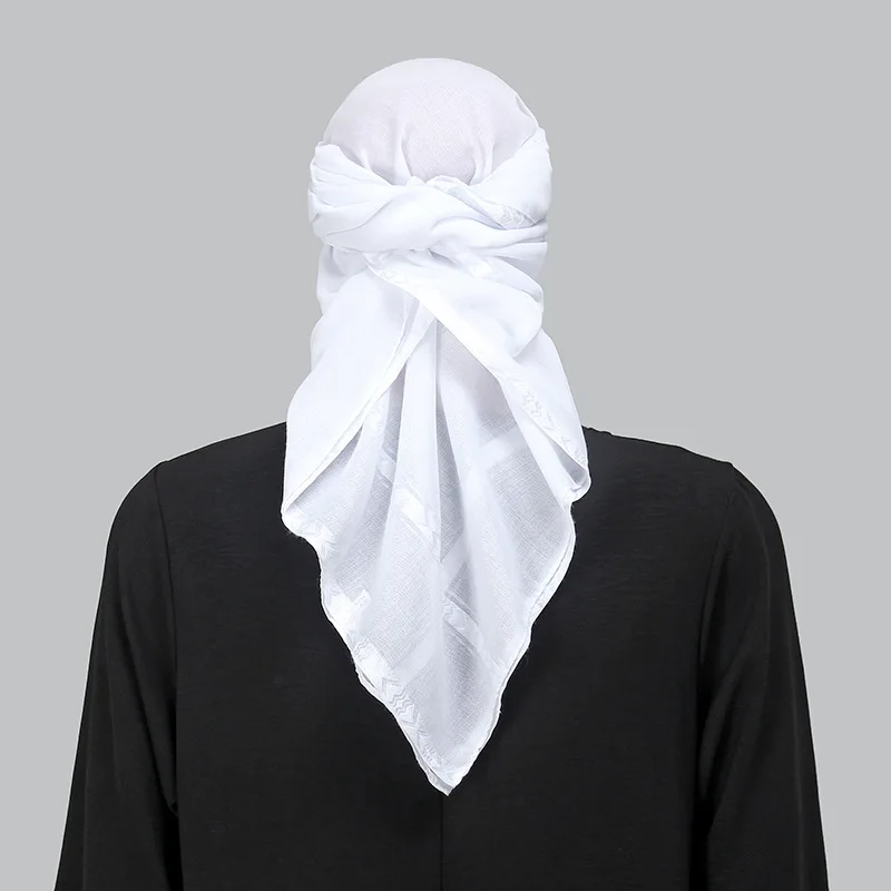 Islam White Square Scarf Men S – Bandana Blank White recenzja i cena