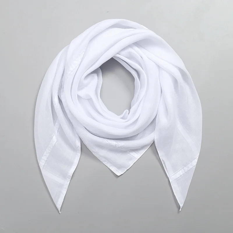 Islam White Square Scarf Men S – Bandana Blank White recenzja i cena