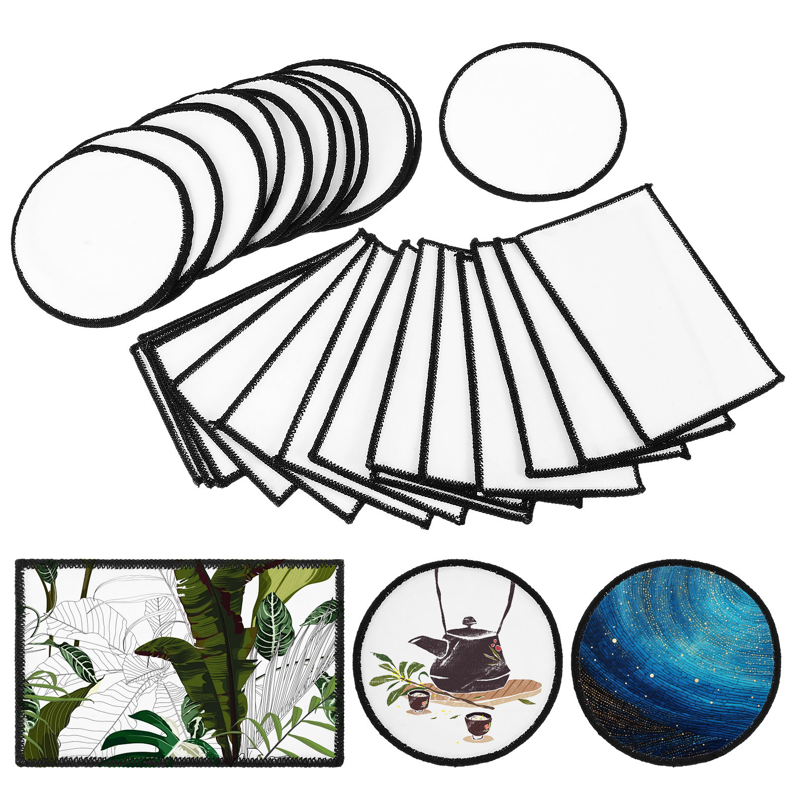 30Pcs Blank Iron on Patches Po – Hat Sublimation Blank recenzja i cena