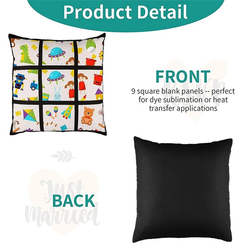 ABKJ-6Pcs Sublimation Blank Pa – Pillow Cover Sublimation recenzja i cena