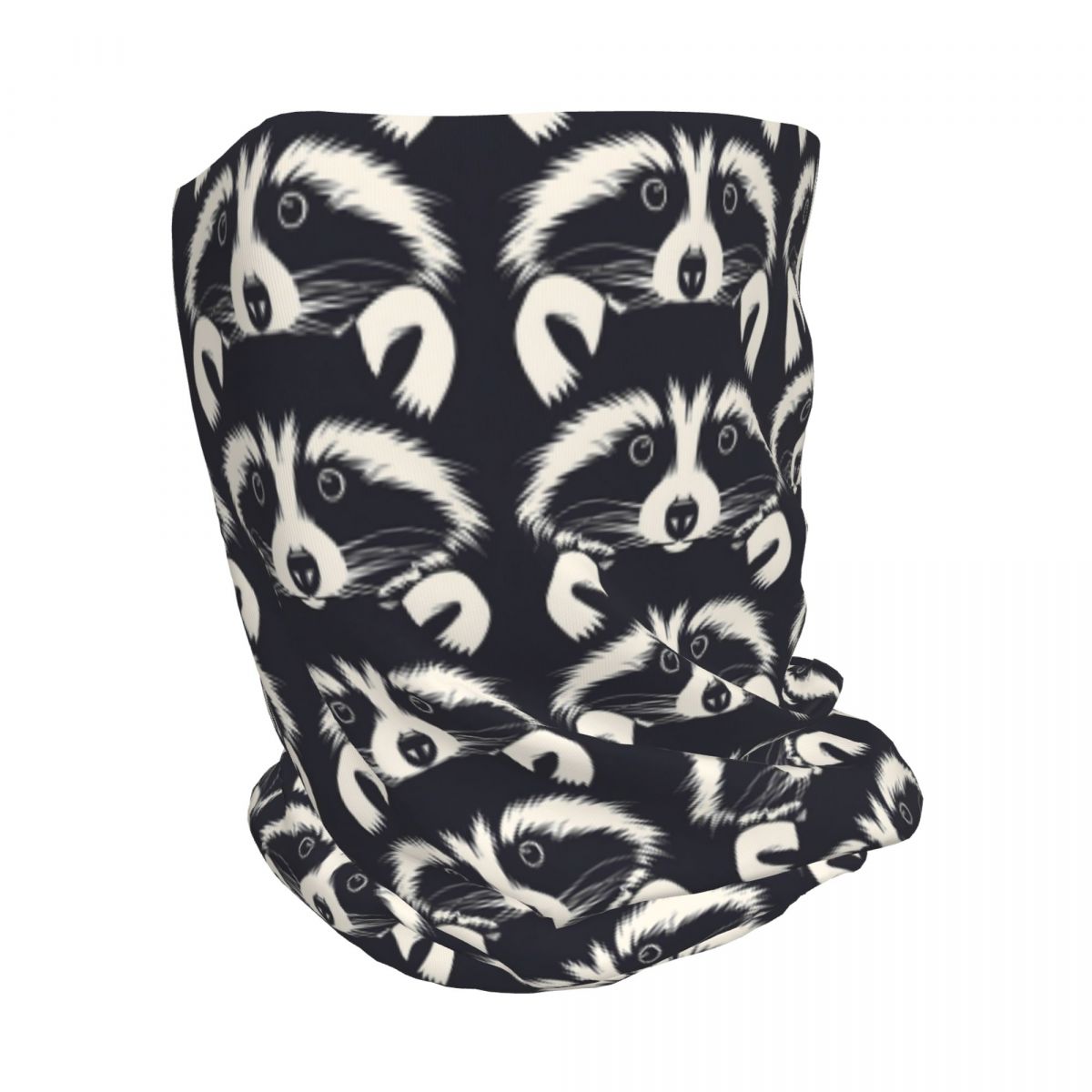 Black And White Raccoon Face P – Bandana Blank White recenzja i cena
