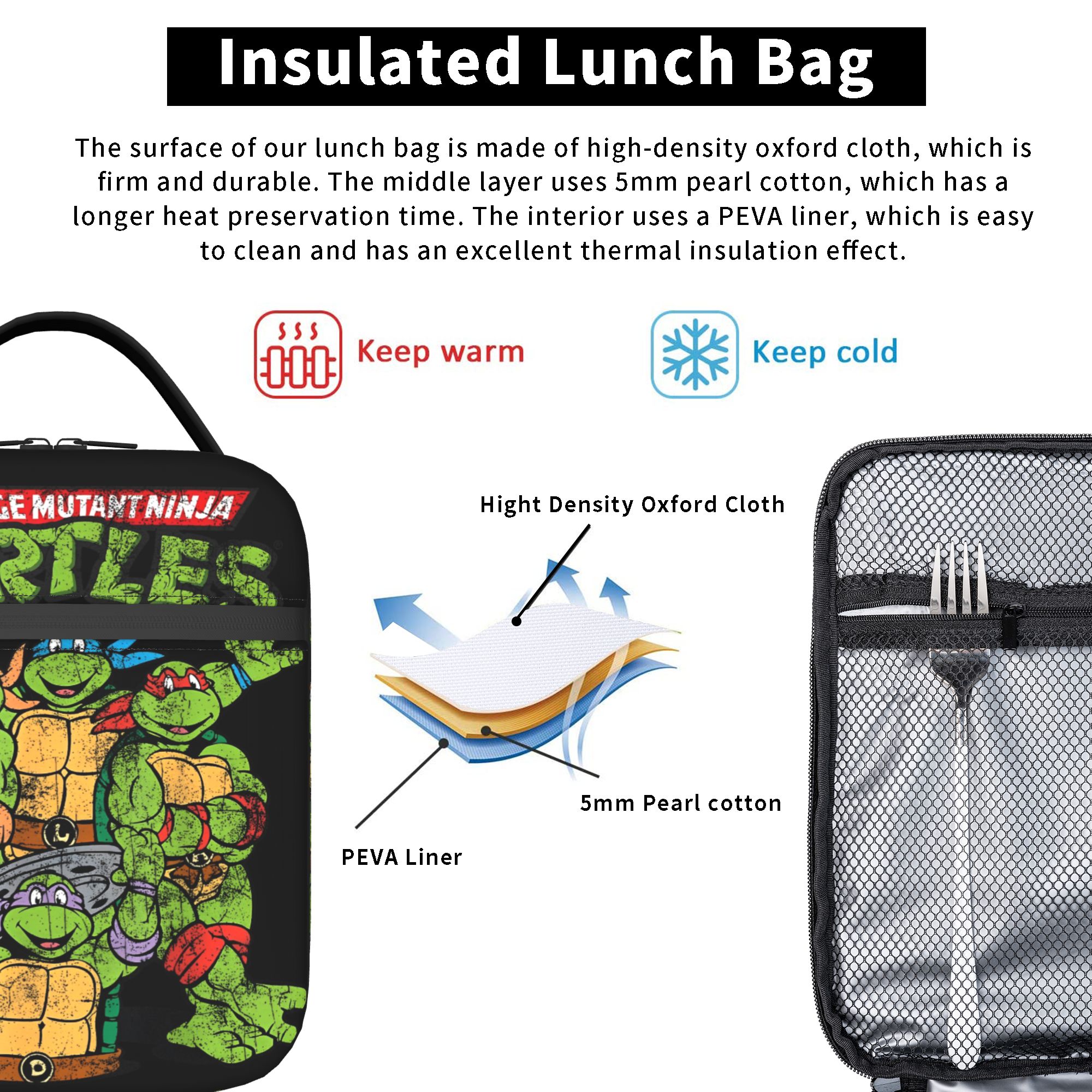 Logo TMNT Cartoon Anime  Insul – Tote Bag Sublimation recenzja i cena