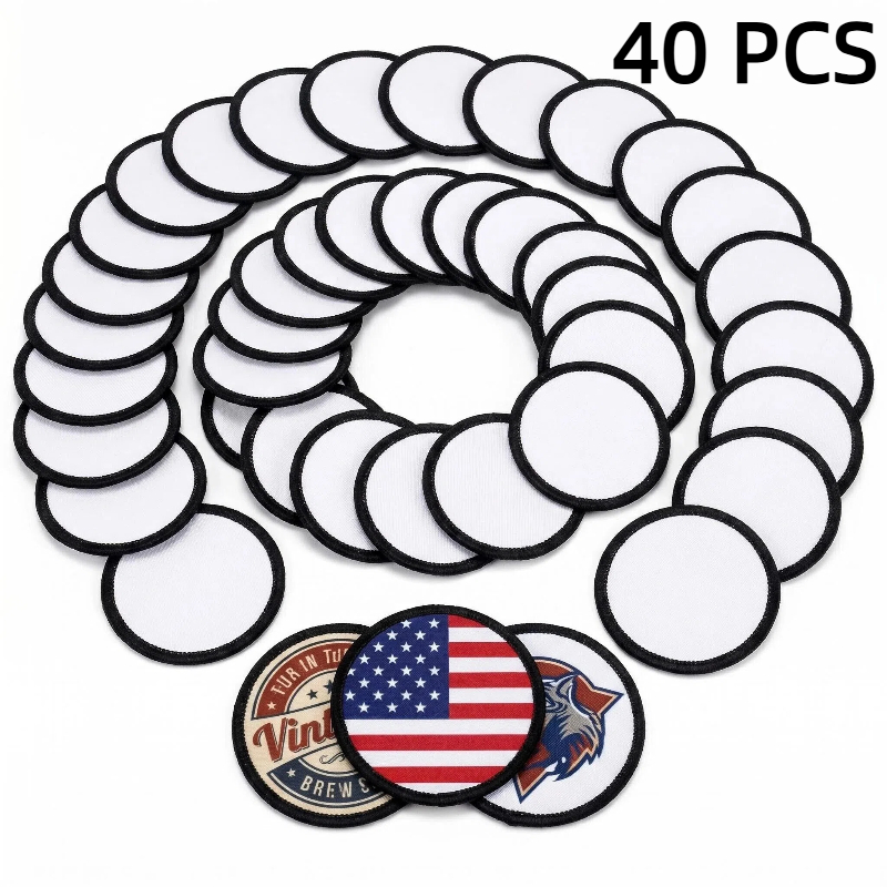 40 PCs Sublimation Patches Clo – Hat Sublimation Blank recenzja i cena