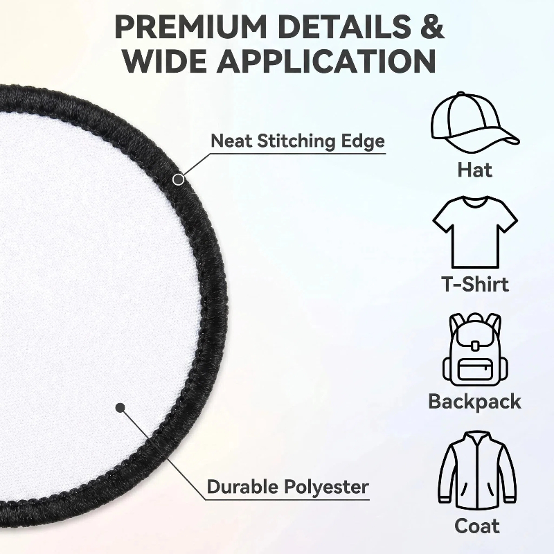 40 PCs Sublimation Patches Clo – Hat Sublimation Blank recenzja i cena