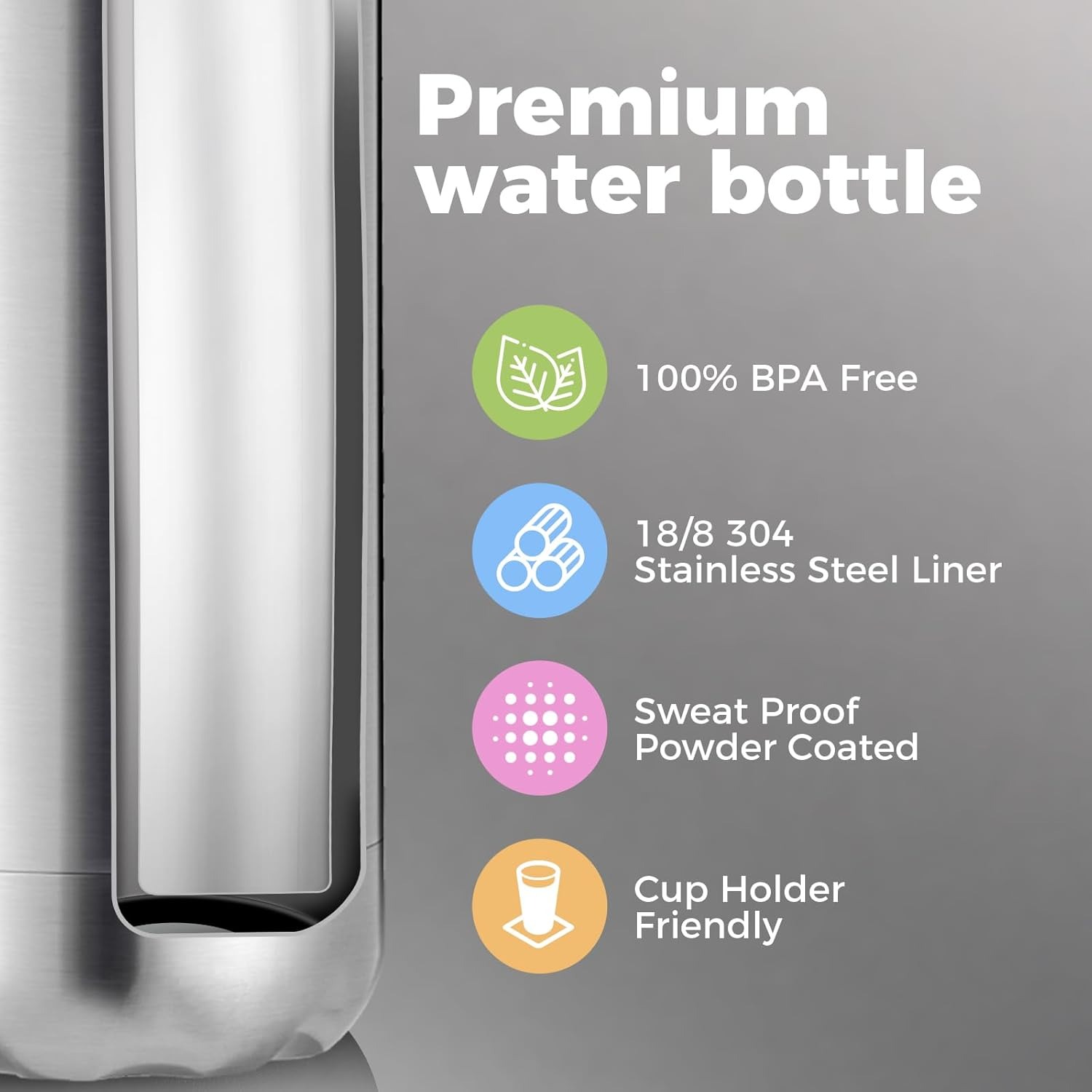 Outdoor Sport Double Wall Stai – Water Bottle Blank recenzja i cena