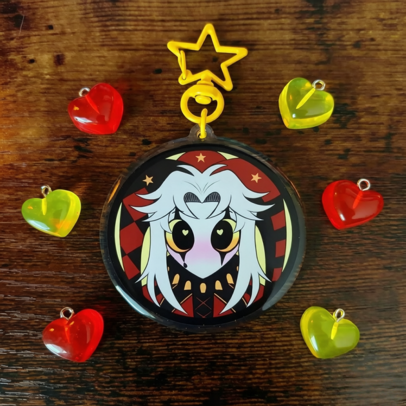 Cute Pierrot Clown Anime Merch – Button Badge Blank recenzja i cena