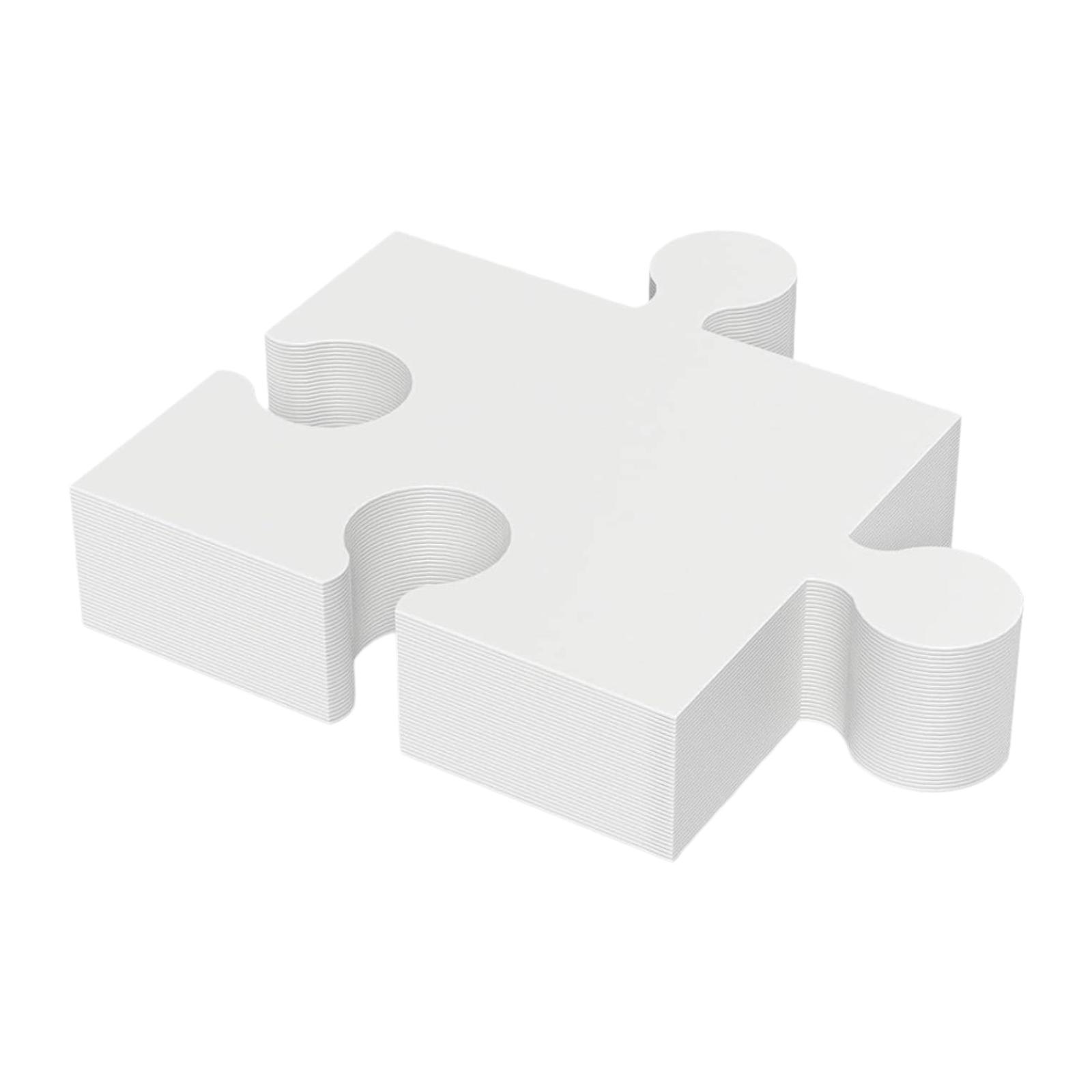 30 Pieces Blank Puzzle Pieces  – Puzzle Blank White recenzja i cena