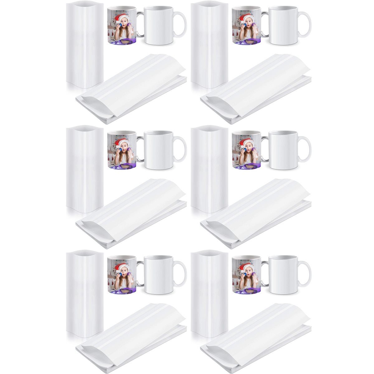 BAAE 420Pcs Sublimation Shrink – Sublimation Mug White recenzja i cena