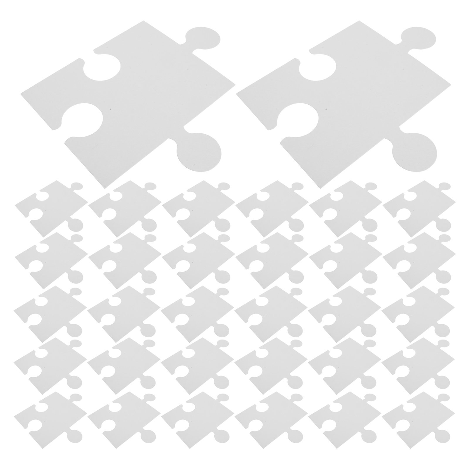 60Pcs Large Blank White Puzzle – Puzzle Blank White recenzja i cena